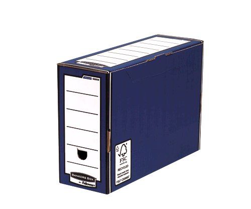 Premium 127mm Transfer File Blue (FSC) Pack of 10 127x254x359mm