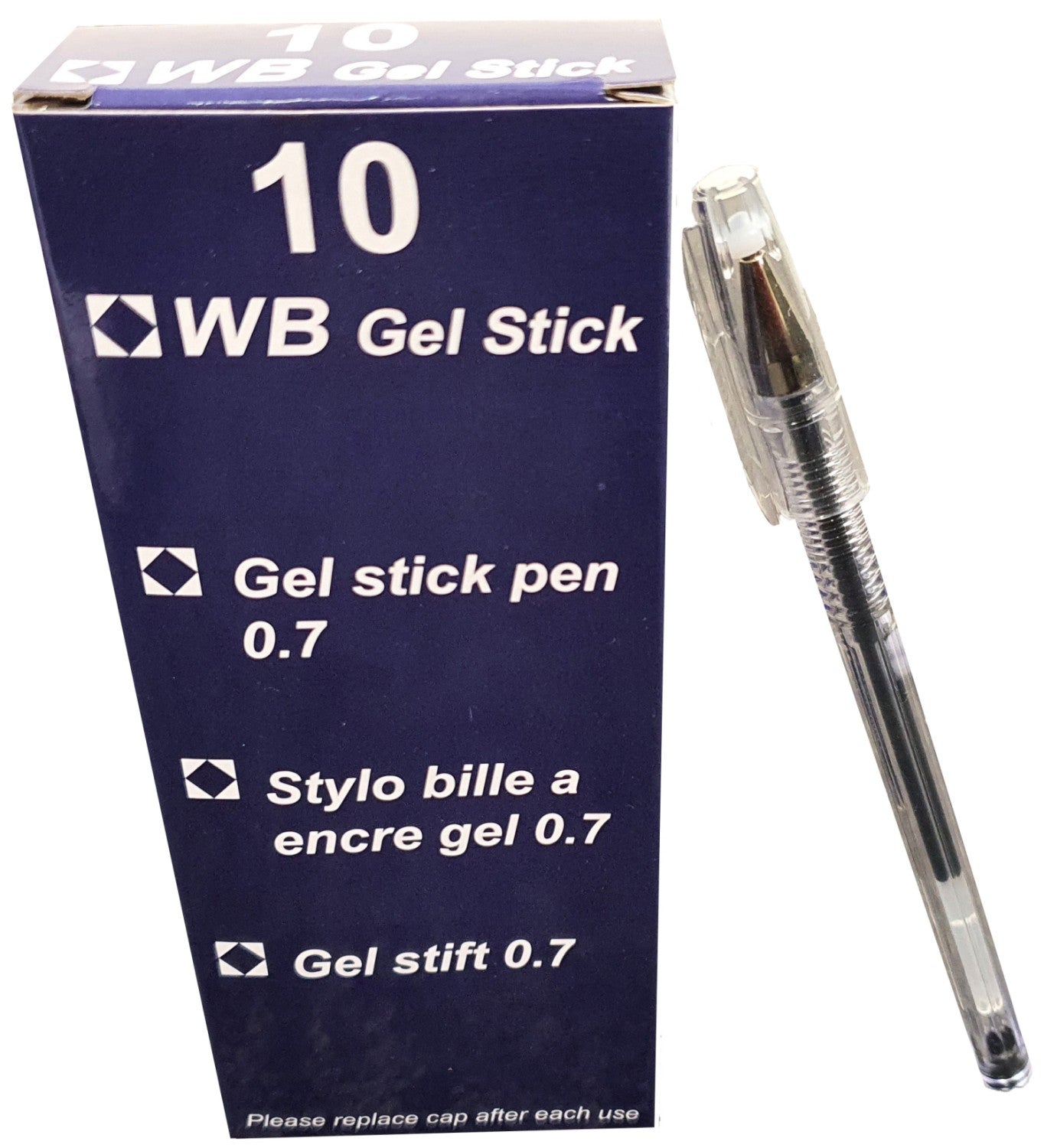 Gel Pen Blue, Red, Black Pack of 10