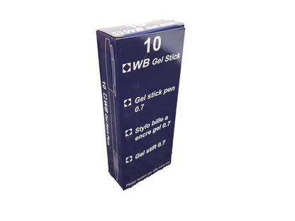 Gel Pen Blue, Red, Black Pack of 10