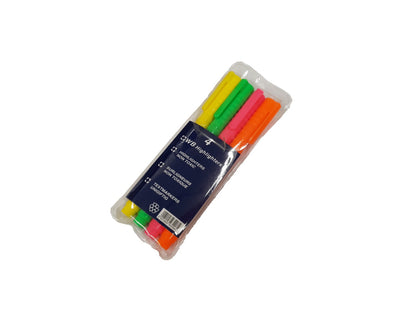 Highlighter Pen Assorted Wallet Pack of 4