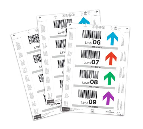 Durable Ticket Sheet Inserts 150x67mm (80)