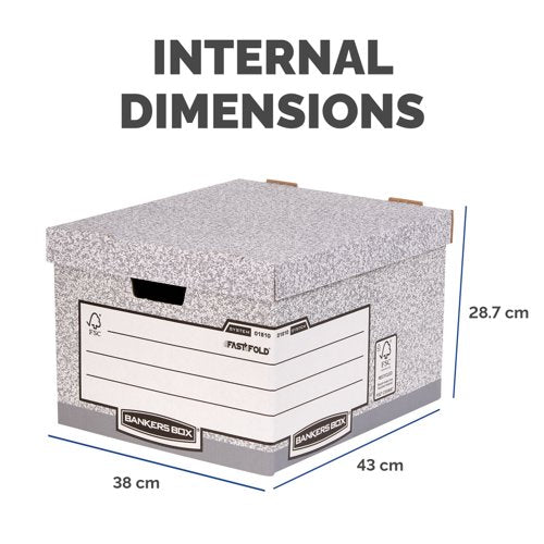 System large Box Grey (LP) (FSC) Pack of 10 380X287X430mm