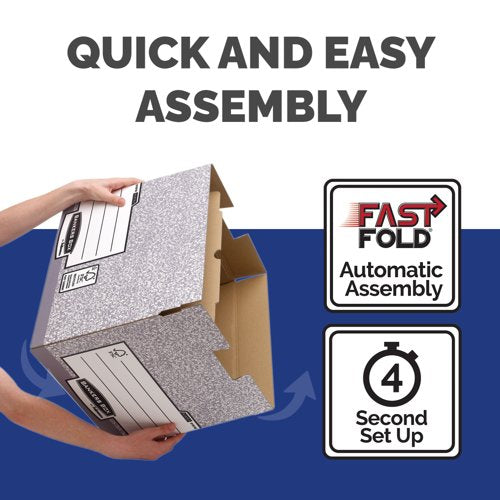 System large Box Grey (LP) (FSC) Pack of 10 380X287X430mm