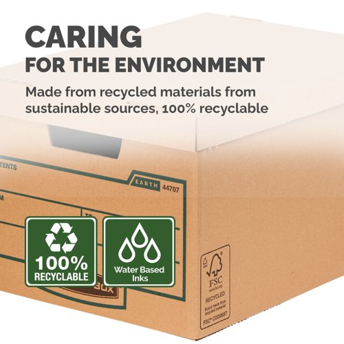 Earth Large Storage Box (FSC) Pack of 10 325X260X445mm