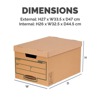 Earth Large Storage Box (FSC) Pack of 10 325X260X445mm
