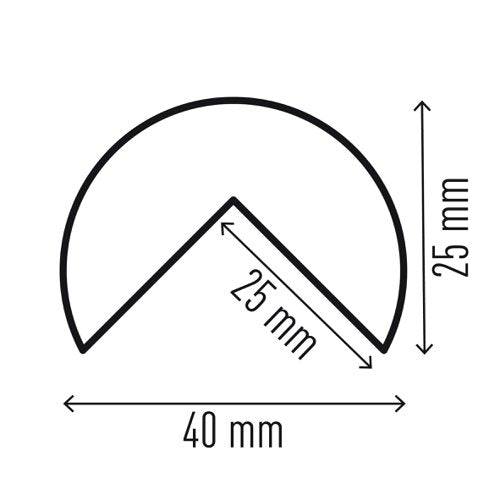 Durable Corner Protection Profile C25R