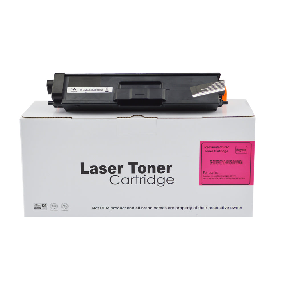 Remanufactured Brother TN329C Extra Hi Yld Cyan Toner Ctg 6,000 Pages (also for TN900C)