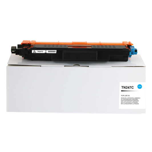Compatible Brother TN247BK Hi Yld Black Toner CHIPPED