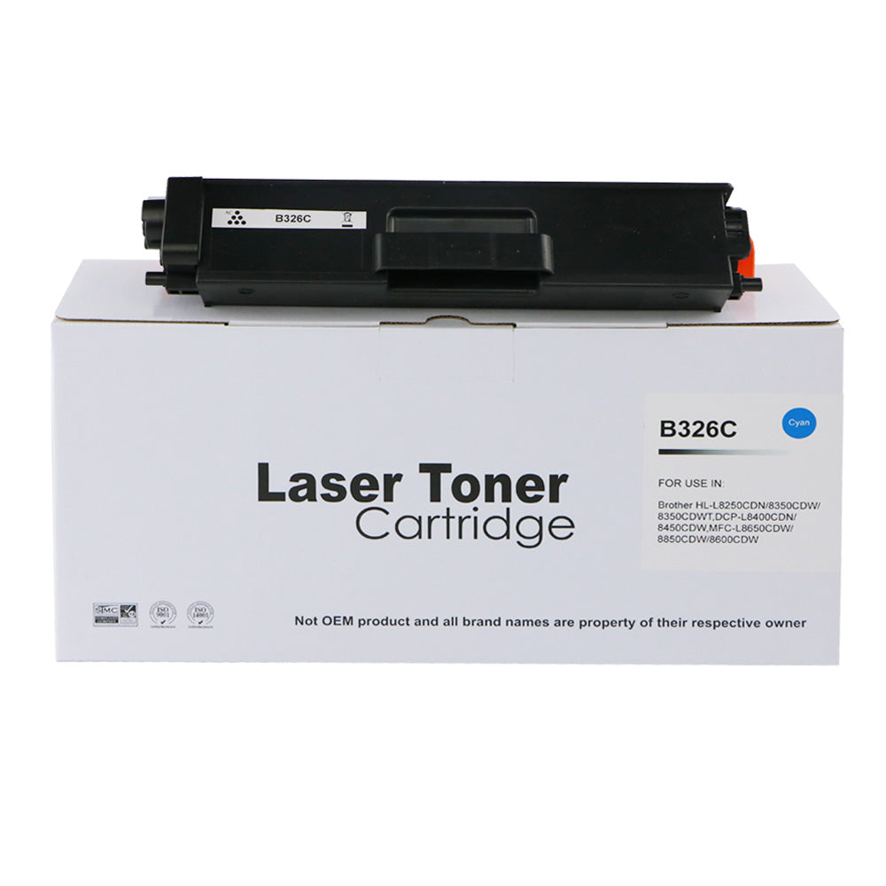 Compatible Brother HLL8250 Hi Yld Black Toner Ctg TN326BK