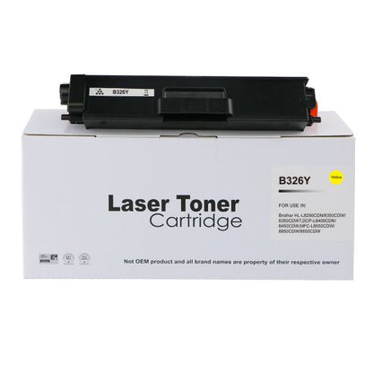 Compatible Brother TN246Y, TN423Y, TN245Y, TN326Y, TN328Y Yellow Hi Cap Toner