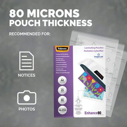 Il Laminating Pouch 80mic A4 25pk