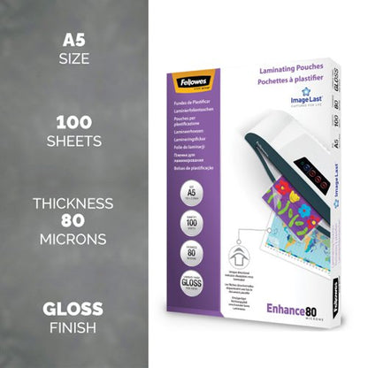 Il Laminating Pouch 80mic A5, A3 80mic 100pk