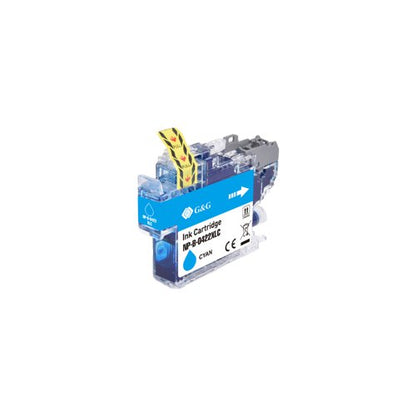 Compatible Brother LC421XLC, LC422XLC, LC426XLC, LC427XLC High Capacity Cyan Ink Cartridge