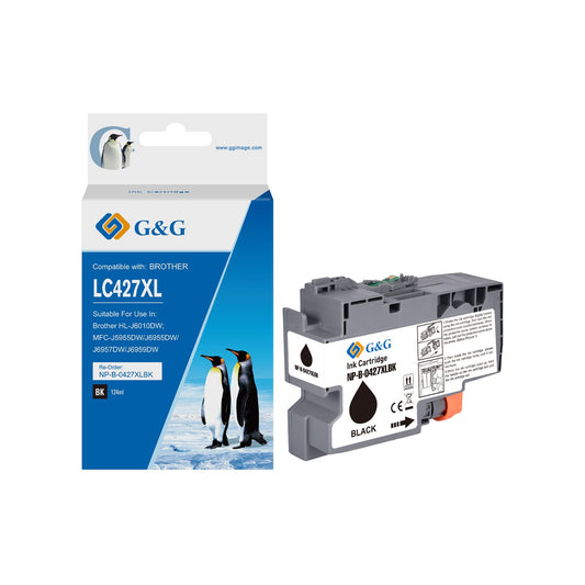 Compatible Brother LC427Y Yellow Ink Cartridge 16ml