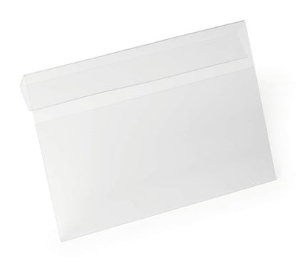 Durable Hard Cover Pocket 1/2 A5, A5, A4 Clear (10)