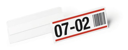 Durable Adhesive Pocket 100x38mm, 150x67mm, A5 Clear (10)
