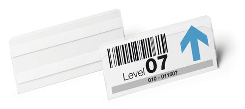 Durable Adhesive Pocket 100x38mm, 150x67mm, A5 Clear (10)
