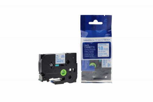 Compatible Brother P-Touch TZe-243 Blue on White also for TZ-243 Label Cassette