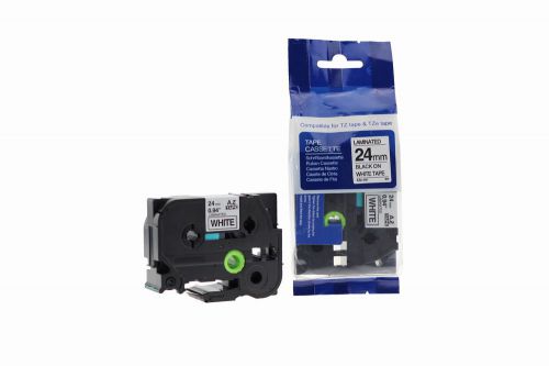 Compatible Brother P Touch TZe-251 Black on White also for TZ-251 Label Cassette