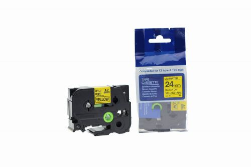 Compatible Brother P-Touch TZe-651 Black on Yellow also for TZ-651 Label Cassette