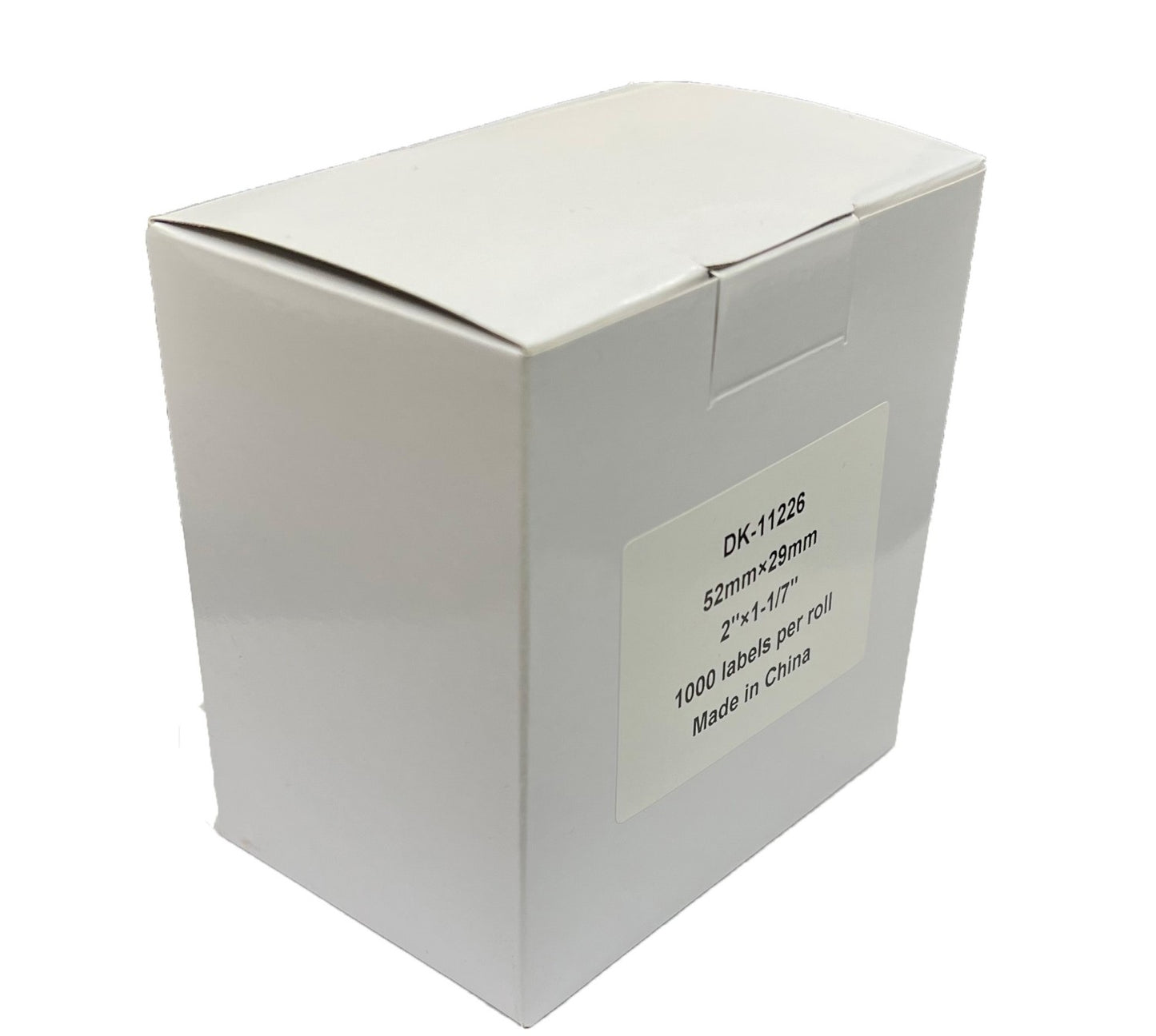 Compatible Brother DK11226 Black on White Food Label Tape