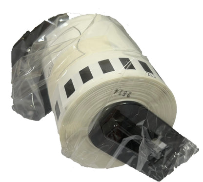 Compatible Brother DK22212, DK22113 Continuous Length Paper Film Tape Roll