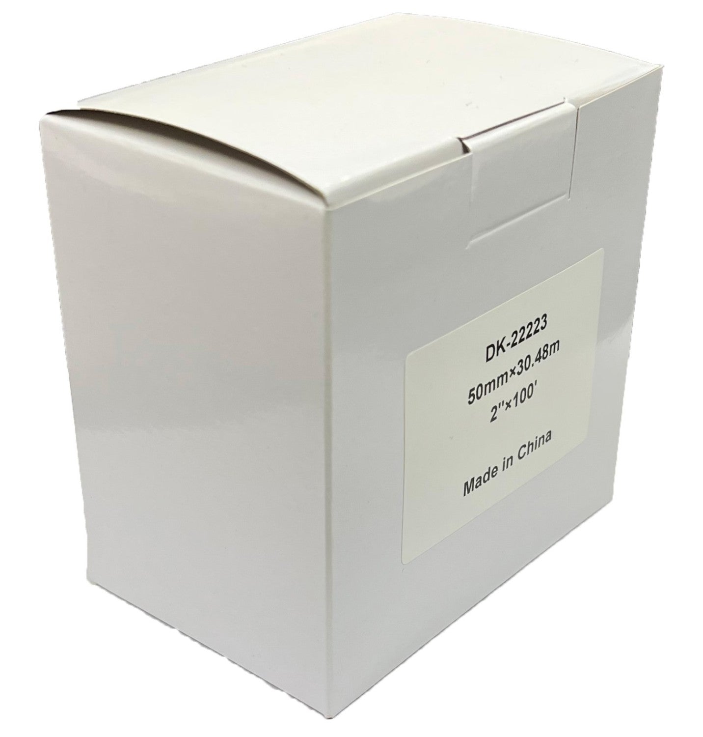 Compatible Brother DK22205, DK22223, DK22210 Continuous Length Paper White Tape Roll