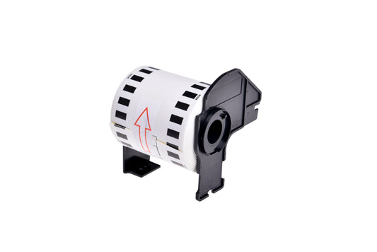 Compatible Brother DK-22251 Continuous Paper Tape Red/Black on White
