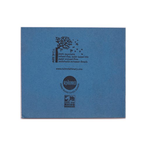 RHINO 138 x 165 Exercise Book 24 Page, Light Blue, F8 (Pack of 10, Green, S10 (Pack of 10, Blue, F8 (Pack of 100, Green, S10 (Pack of 100)
