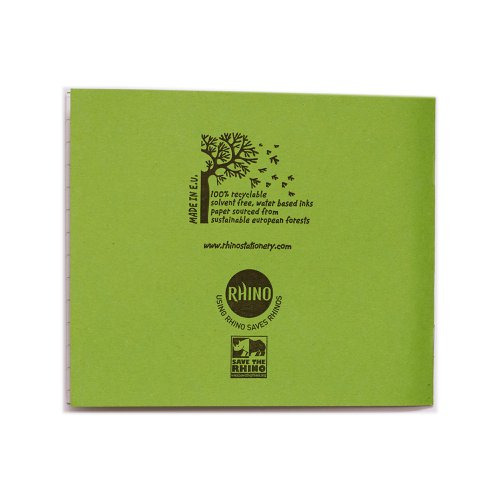 RHINO 138 x 165 Exercise Book 24 Page, Light Blue, F8 (Pack of 10, Green, S10 (Pack of 10, Blue, F8 (Pack of 100, Green, S10 (Pack of 100)