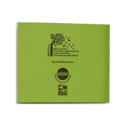RHINO 138 x 165 Exercise Book 24 Page, Light Blue, F8 (Pack of 10, Green, S10 (Pack of 10, Blue, F8 (Pack of 100, Green, S10 (Pack of 100)