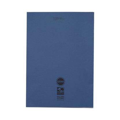 RHINO 13 x 9 Oversized Exercise Book 80 Page, Dark Green, F8M (Pack of 50, Green, F8M (Pack of 10, Blue, F8M (Pack of 10)