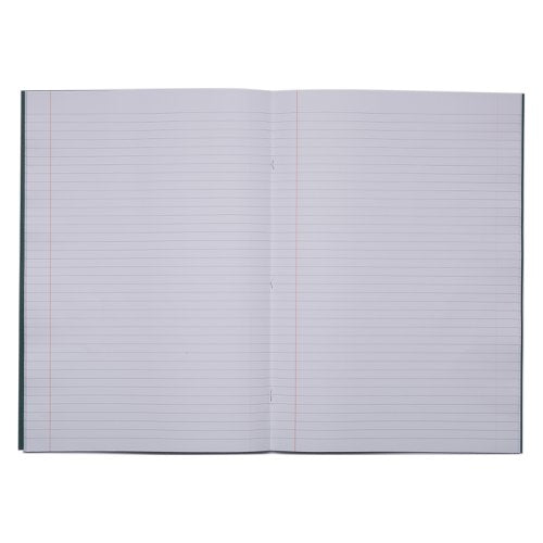 RHINO 13 x 9 Oversized Exercise Book 80 Page, Dark Green, F8M (Pack of 50, Green, F8M (Pack of 10, Blue, F8M (Pack of 10)