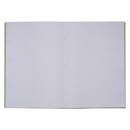RHINO 13 x 9 Oversized Exercise Book 80 Page, Light Green, B (Pack of 10, Blue, B (Pack of 10, Blue, B (Pack of 50)