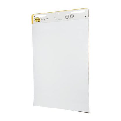Post-it Super Sticky Self Stick Meeting Chart 559, White, 63.5 cm x 76.2 cm, 30 Sheets/Pad, 2 Pads/Pack, 100% PEFC SGSCH-PEFC-COC-110078