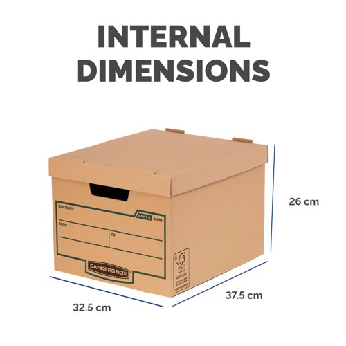 Earth Standard Storage Box (FSC) Pack of 10 325x260x375mm