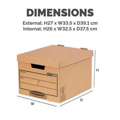 Earth Standard Storage Box (FSC) Pack of 10 325x260x375mm
