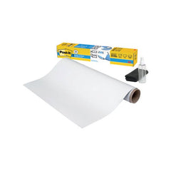 Post-it Easy Erase Whiteboard Surface, White, 121.9 cm x 242 cm, 1 Roll/Pack