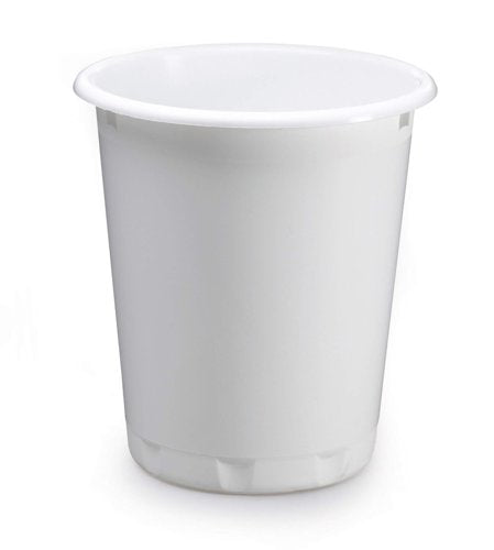 Durable BASIC Waste Bin 13L Black, White