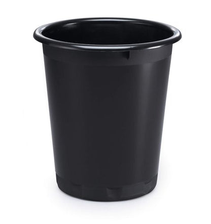 Durable BASIC Waste Bin 13L Black, White