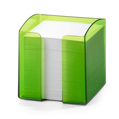 Durable Note Box TREND Clear Green, Blue, Purple