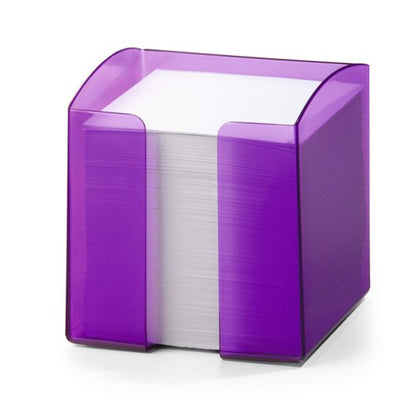Durable Note Box TREND Clear Green, Blue, Purple