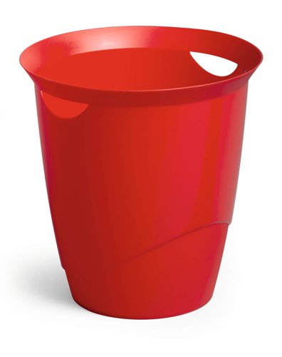 Durable TREND Waste Bin 16L Black, White, Red, Blue