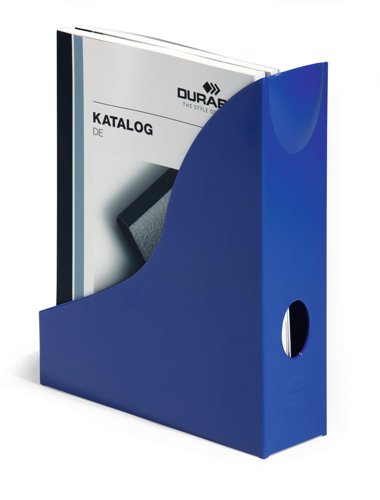 Durable Magazine Rack BASIC Blue