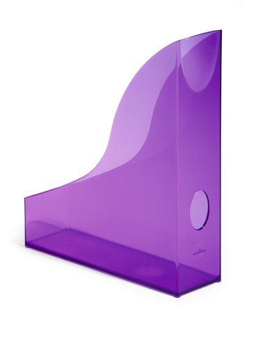 Durable Magazine Rack BASIC Clear, Clear Green, Clear Purple