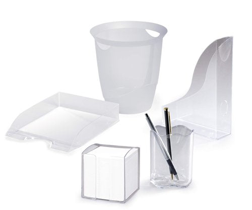 Durable Waste Bin 16L Clear