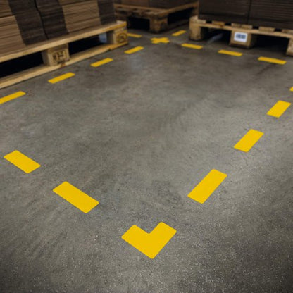 Durable Floor Shape "L" Yellow (10)