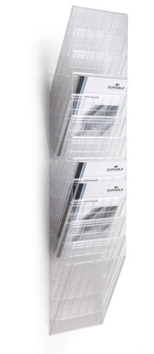 Durable FLEXIBOXX 12 A4 Portrait White, Black, Clear