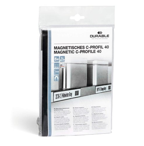 Durable Magnetic Ticket Holder 200x20mm (5, 200x30mm (5, 200x40mm (5, 200x20mm (50, 200x30mm (50, 200x40mm (50)