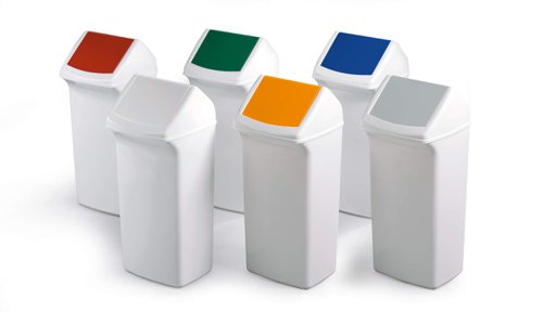 Durable DURABIN 40L Flip Lid Green, Blue